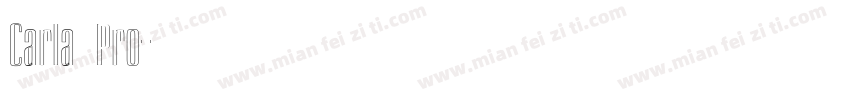 Carla Pro字体转换
